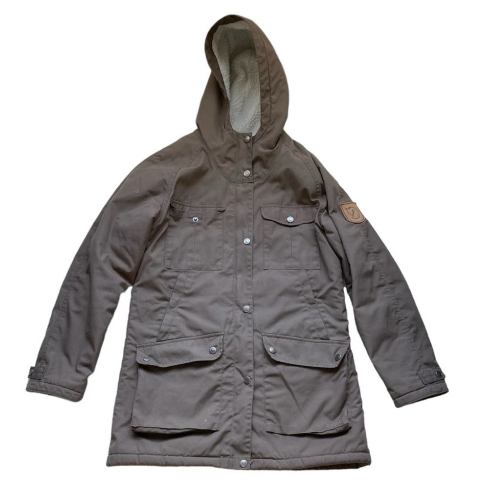 Fjallraven Women’s Greenland Winter Parka in Brown Size XS
